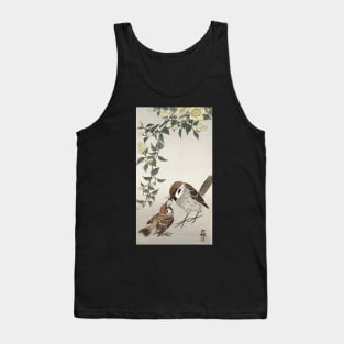 Ohara Koson / Birds and plants / house sparrow Tank Top